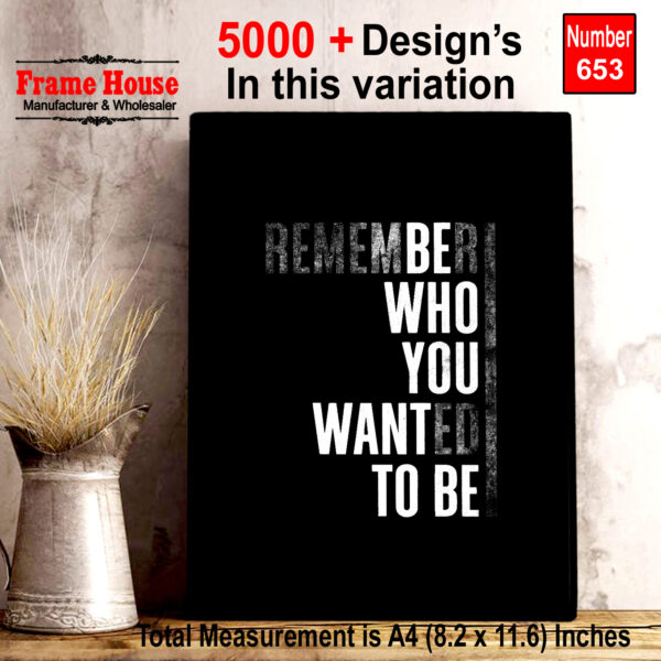 English Quote Photo Frame