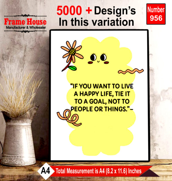 English Quote Photo Frame