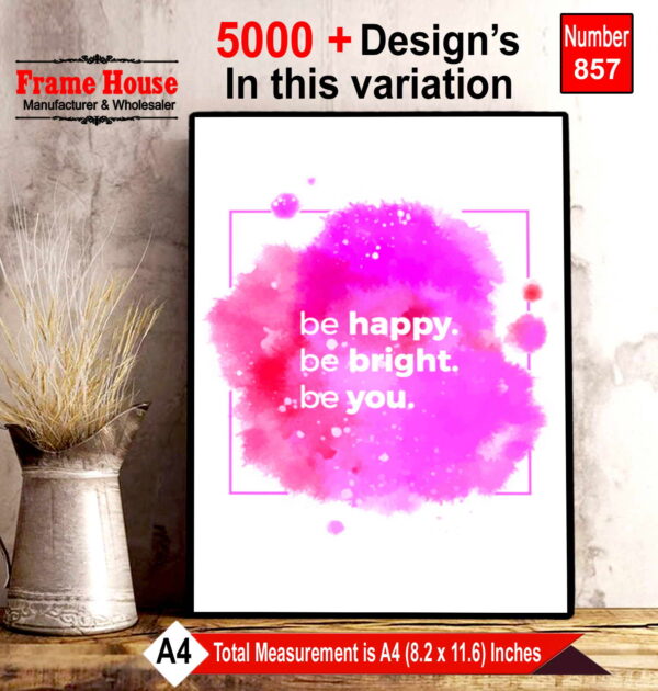 English Quote Photo Frame