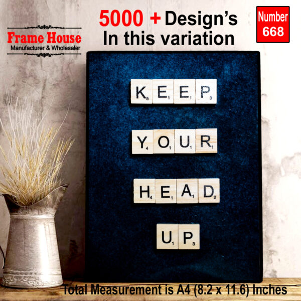 English Quote Photo Frame