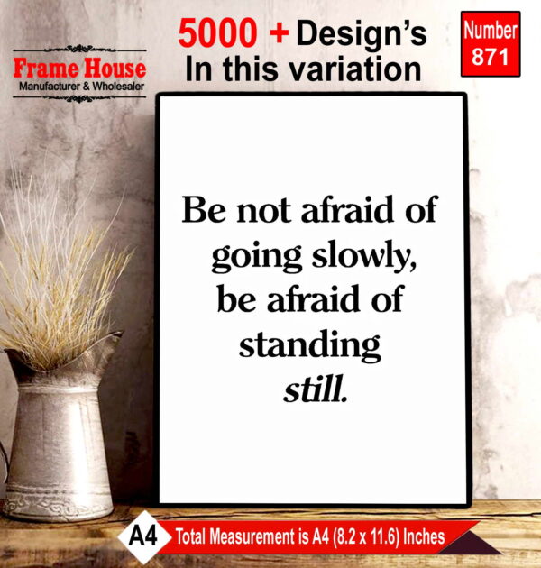 English Quote Photo Frame