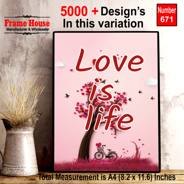 English Quote Photo Frame