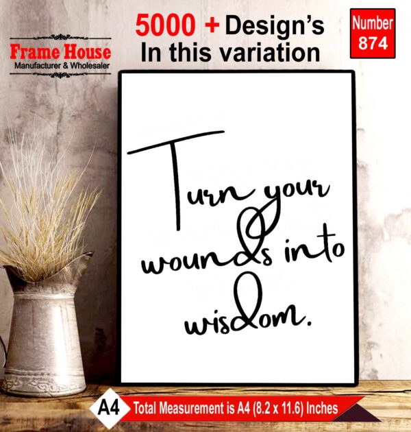 English Quote Photo Frame