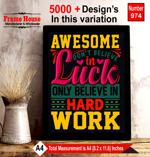 English Quote Photo Frame