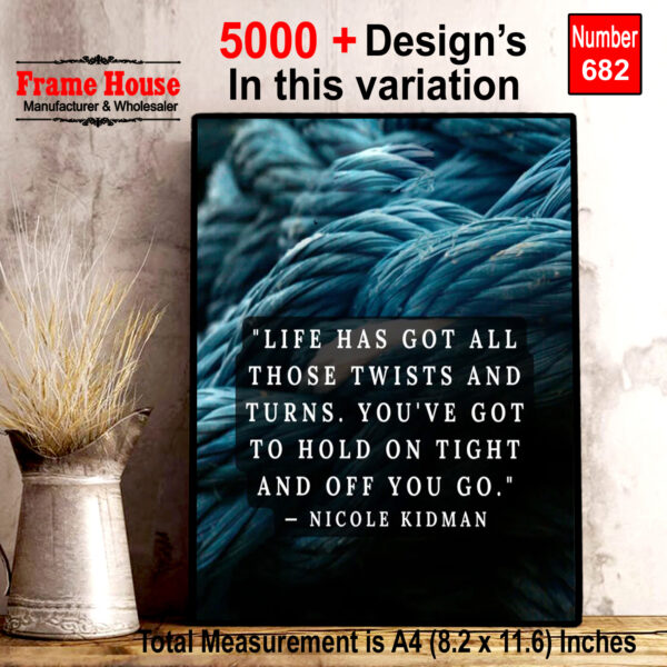 English Quote Photo Frame