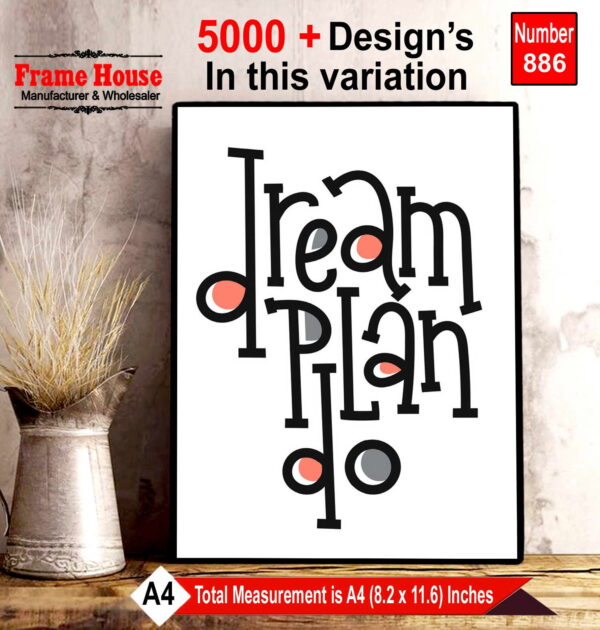 English Quote Photo Frame