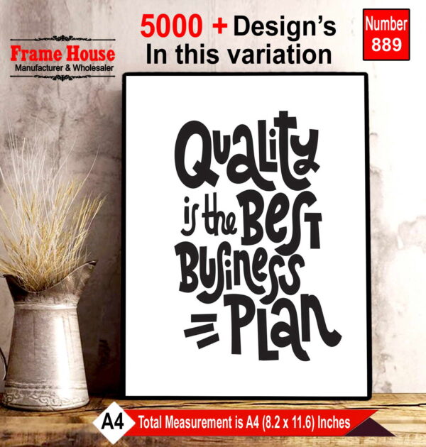 English Quote Photo Frame