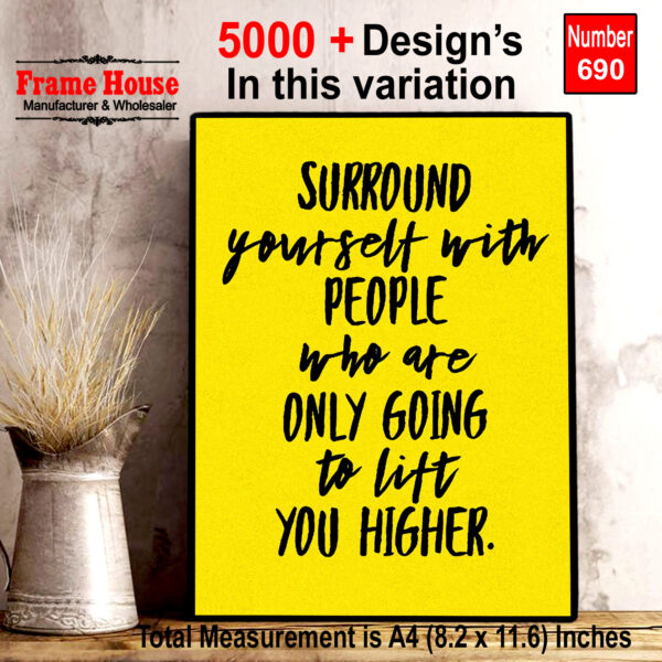 English Quote Photo Frame