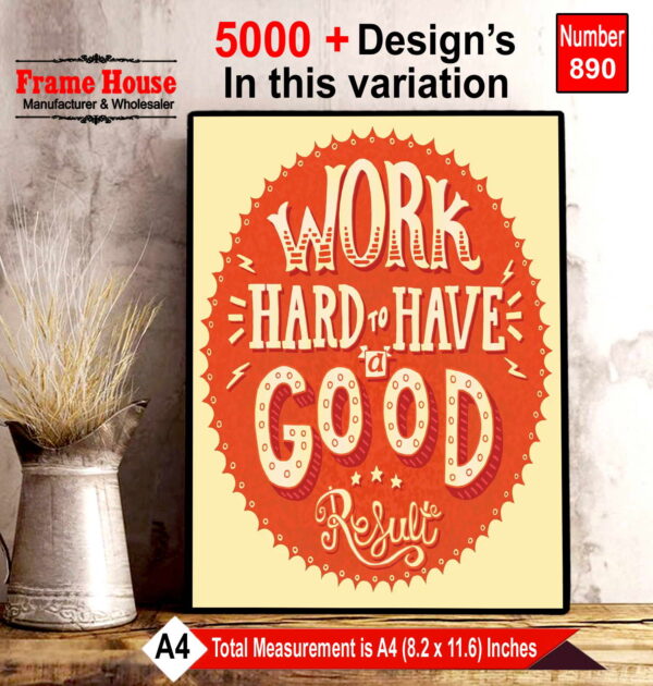 English Quote Photo Frame